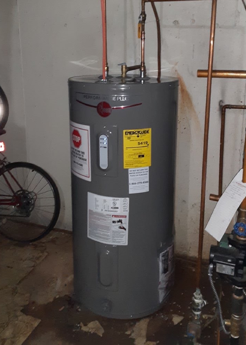 photo of an expert water heater repair in Hamilton, NJ